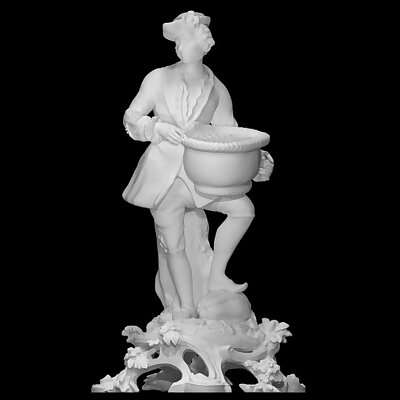 Louis XV Meissen Bouquetiere Figure