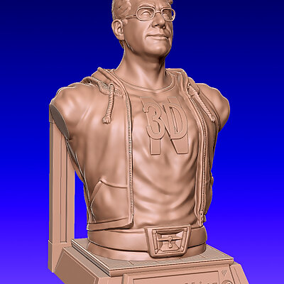 3D Printing Nerd  Joel Telling bust