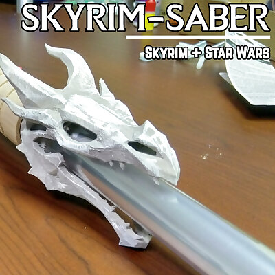 The Skyrim Saber Skyriminspired lightsaber