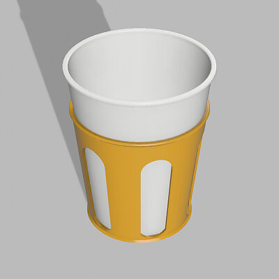 Plastic cup holder