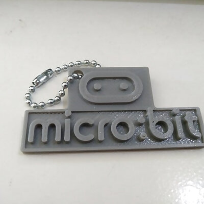 MicroBit Logo Simple Keychain