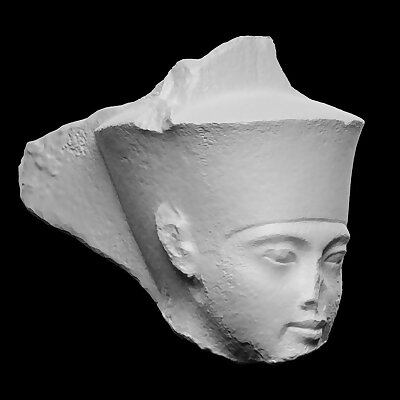 Quartzite Head of Amen with features of The Pharaoh Tutankhamen