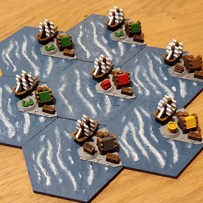 one piece harbours for 20 Catan set