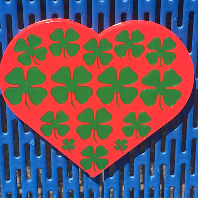 I Love St Pattys Version 5 MMU Hearts with Clovers
