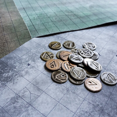 Coins for tabletop games  DD