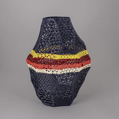 Wireframe Flint Vase