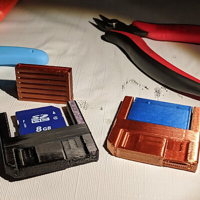Floppy Disk SD Card Holder Remix