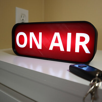 Remote ON AIR LightUp Sign