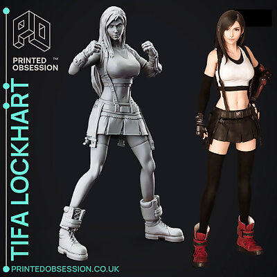 Tifa Lockhart  Combat Stance  Final Fantasy 7 Remake  32cm model