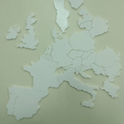 3D4KIDS exercise 3D map of European countries