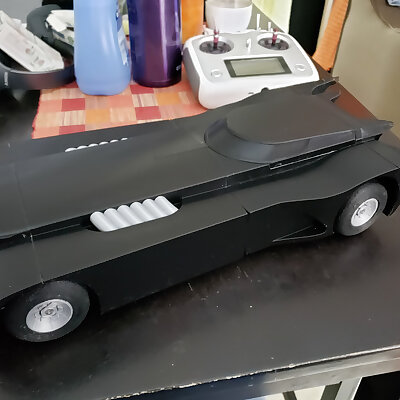 Batmobile body and rims for OpenRCF1