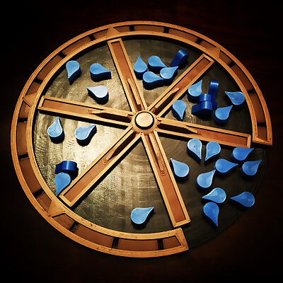 Construction wheel for BARRAGE the boardgame