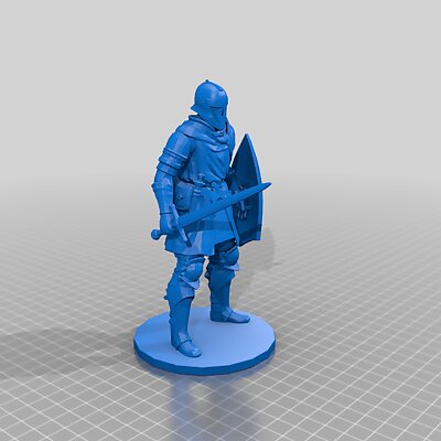 Medieval clone game piece for dnd