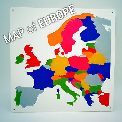 Simplified Map of Europe