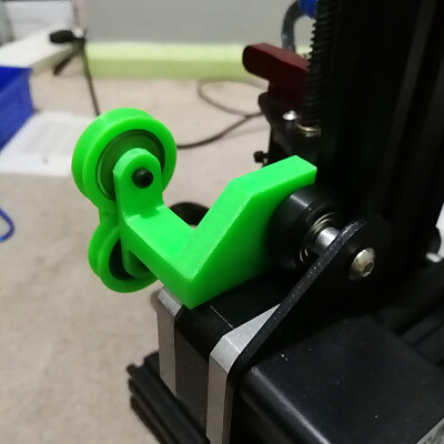 Ender 3 Twin Wheeled Filament Guide For Side And Top Mounted Spools