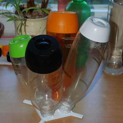 Quadruple Drying Stand for SodaStream PET Bottles