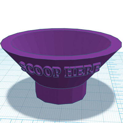 Scoop funnel for proteinformulaetc