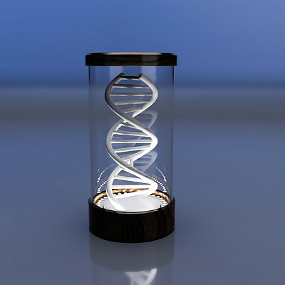 Revolving DNA Lamp