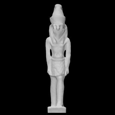 Faience figurine of Horus