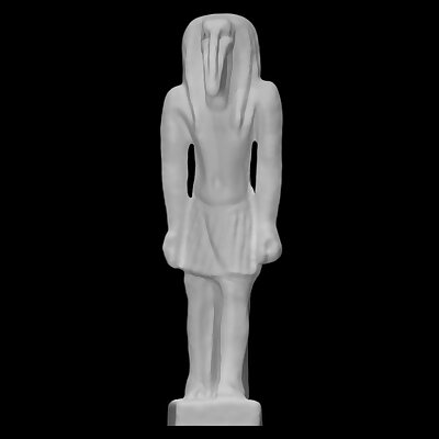 Faience figurine of Thoth
