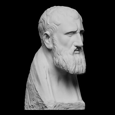 Portrait of Zeno of Kition Greek Philosopher