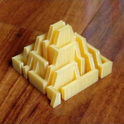 Step pyramid maze
