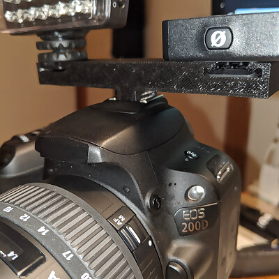 Simple Dual Camera Hotshoe mountable extension