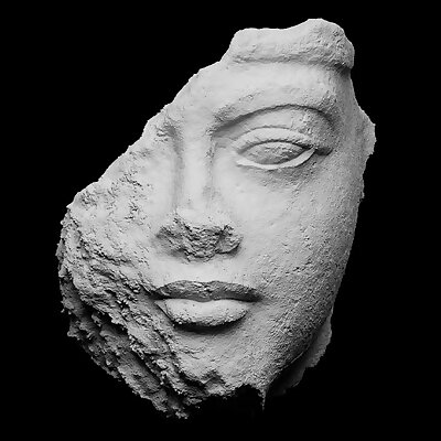 Fragmentary Egyptian head of Amenhotep III