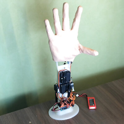 robot hand  bionic hand prosthesis prototype