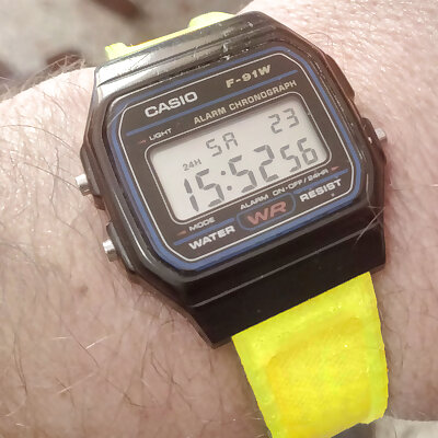CASIO F91W watch strap  Original Style