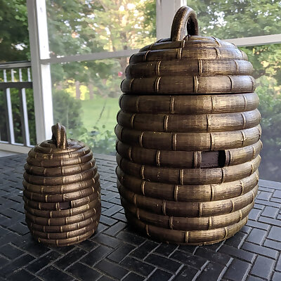 Bee Skep  Geocaching Container