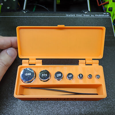 Box Container for Calibration Weights