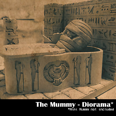 The Mummy Diorama for Wekster Mini Dude Mummy
