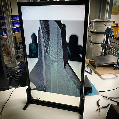 Simple vertical monitor mount  stand  for 28 Samsung U28E59D monitor