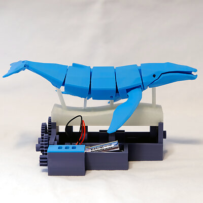 Save the Whales DC Motor Powered Kinetic Whales