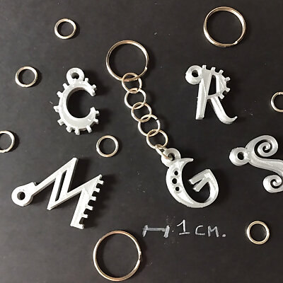 3D Letters for keychain and more