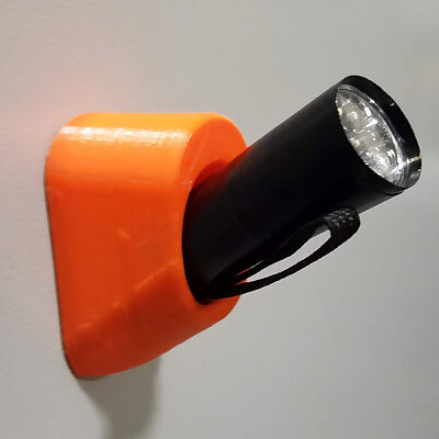 Harbor Freight flashlight holder