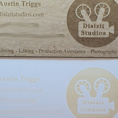 Laser Engraved Business Cards