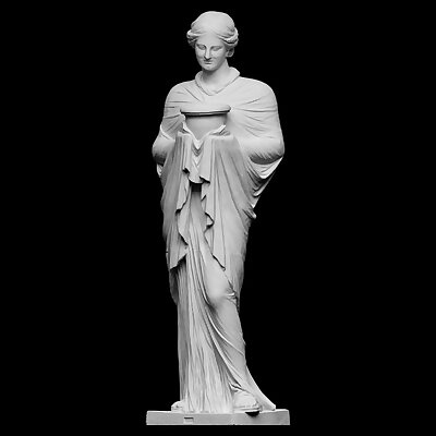 Statue of priestess or Muse