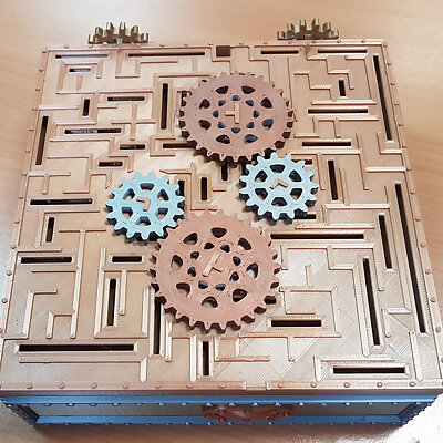 Steampunk Maze Box