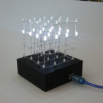Led Cup 4x4x4 Arduino