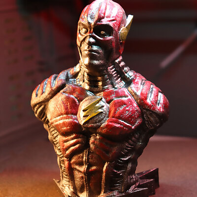 Flash from DC Comics support free bust