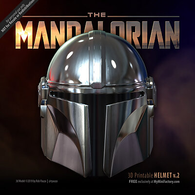 Mandalorian Helmet  v2