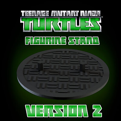 TMNT 2012 Figurine Stand Version 2