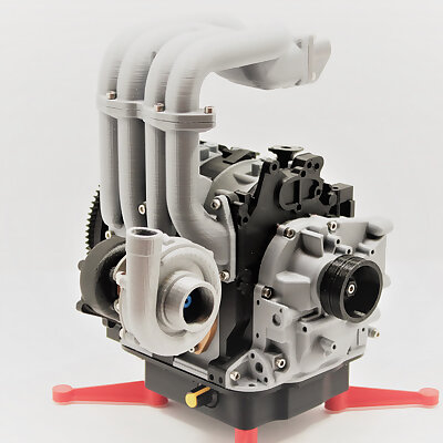 Mazda RX7 Wankel Rotary Engine 13BREW  Working Model