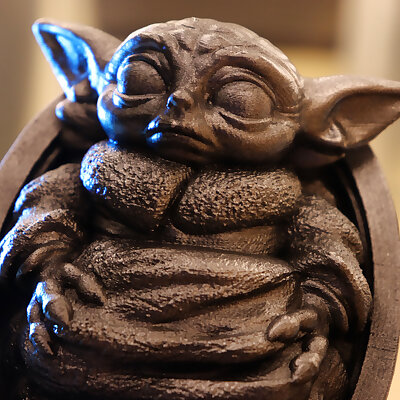 Baby Yoda from Star Wars support free figure