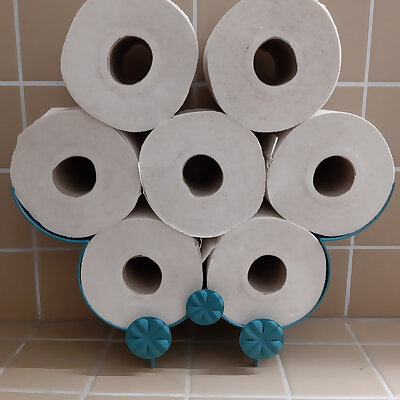 toilet paper holder 7 parts