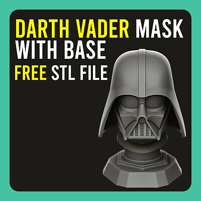 ▷ Darth Vader Mask with Base