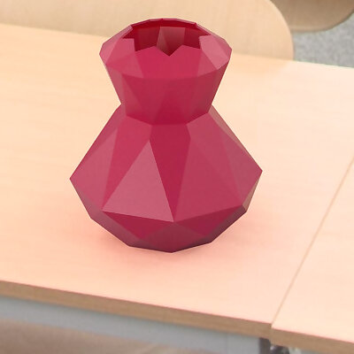 Double Diamond cut flower vase