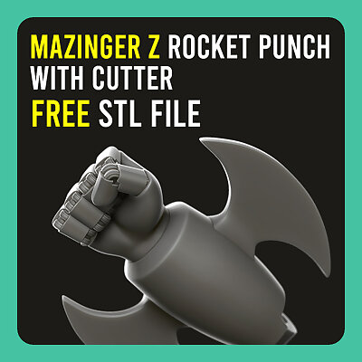 ▷ Mazinger Z Rocket Punch with Cutter 【 KEYCHAIN 】
